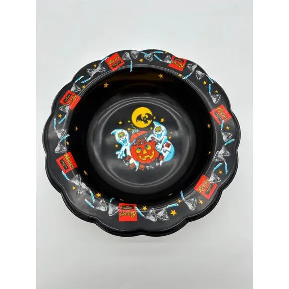 Vintage Halloween Candy Dish Reese's Hershey's Plastic Berman Industries - Picture 1 of 2